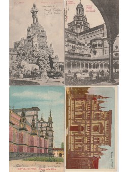 QUATTRO CARTOLINE LOMBARDIA...