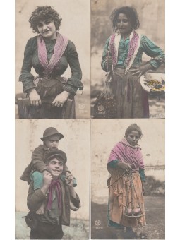 QUATTRO CARTOLINE SAIGA...