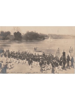 CARTOLINA FRANCIA FESTA A...