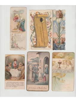 CINQUE SANTINI D'EPOCA...