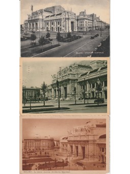 TRE CARTOLINE MILANO...