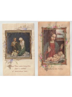 DUE SANTINI D'EPOCA PRIMI...