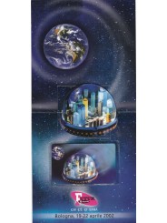 2002 SCHEDE TELEFONICHE FUTUR SHOW FOLDER 1 TESSERE NUOVE MF19936