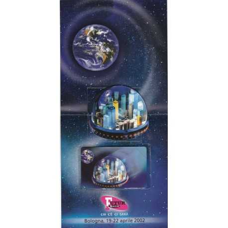 2002 SCHEDE TELEFONICHE FUTUR SHOW FOLDER 1 TESSERE NUOVE MF19936