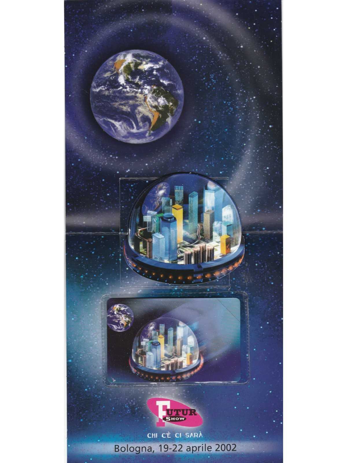 2002 SCHEDE TELEFONICHE FUTUR SHOW FOLDER 1 TESSERE NUOVE MF19936