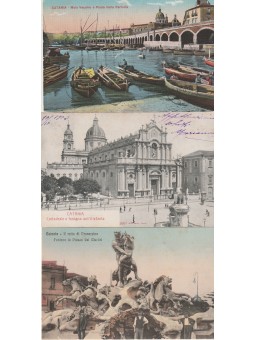 TRE CARTOLINE D'EPOCA...