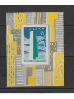 1957 POLONIA ONU 1 BF N°...