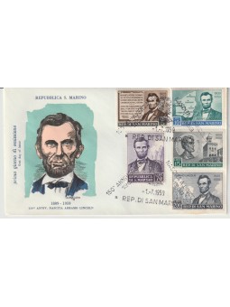 1959 FDC SAN MARINO 150°...