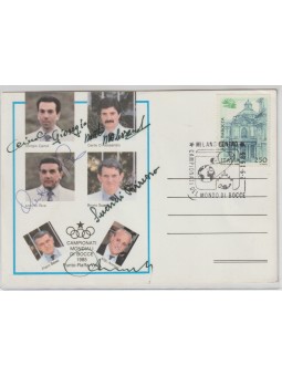 1985 CARTOLINA CAMPIONATI...