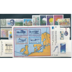 1988 FINLANDIA ANNATA COMPLETE 29 VALORI CON LIBRETTI E 1 BF CON MNH MF40671