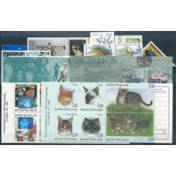 1995 FINLANDIA ANNATA COMPLETE 35 VALORI E 2 BF NUOVI MNH MF40679