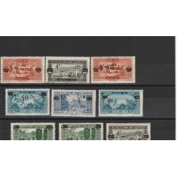 1926 LIBANO GRAND-LIBAN VEDUTE SOPRASTAMPATI 9 VAL MLH MF19783