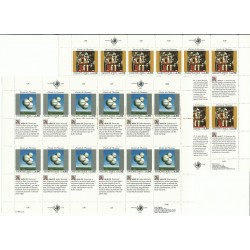 1993 ONU O.N.U. GINEVRA DICHIARAZIONE DEI DIRITTI UOMO 5 SERIE 2 MF MNH MF24853