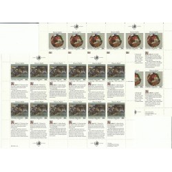 1991 ONU O.N.U. NEW YORK DICHIARAZIONE DEI DIRITTI UOMO 3 SERIE 2 MF MNH MF24866