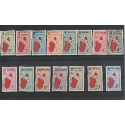 MADAGASCAR 1935 - 38 CARTA ISOLA 15 VAL MLH MF19814