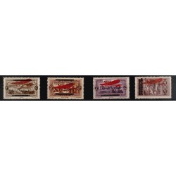 1928 LIBANO GRAND-LIBAN SOVRASTAMPA ARABA 4 VAL MLH MF19804