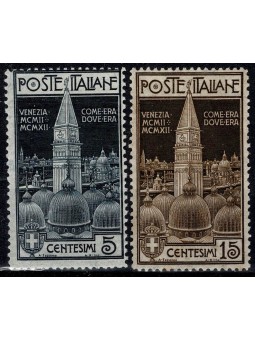 1912 REGNO SERIE CAMPANILE...