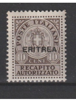 1939 ERITREA RECAPITO...
