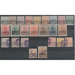 1902 IRAN - PERSIA SOPRASTAMPA PROVVISOIRE 24 VAL MNH MF19875