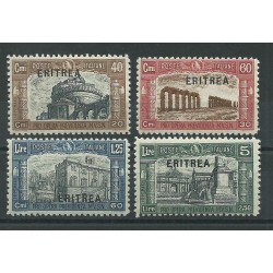 1927 ERITREA SERIE MILIZIA I 4 VALORI NUOVI MNH MF20678