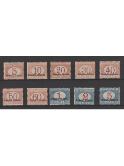 1920 SOMALIA SEGNATASSE...