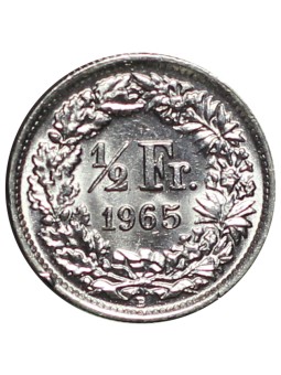 1965 SVIZZERA 1/2 FRANCO -...