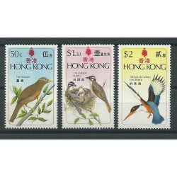 HONG KONG 1975 UCCELLI BIRDS OISEAUX 3 VAL MNH YV n 300-302 MF24939