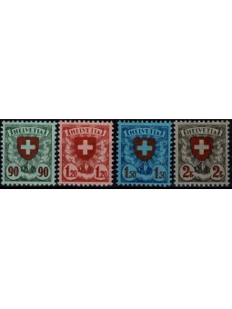 1924 SVIZZERA SERIE CROCE E...