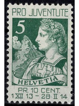 1913 SVIZZERA HELVETIA PRO...
