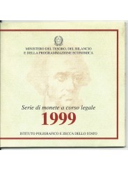 1999 ITALIA REPUBBLICA DIVISIONALE 12 MONETE CONF ORIGINALE ZECCA FDC MF25197