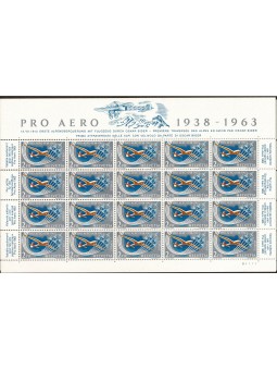 1963 SVIZZERA POSTA AEREA...