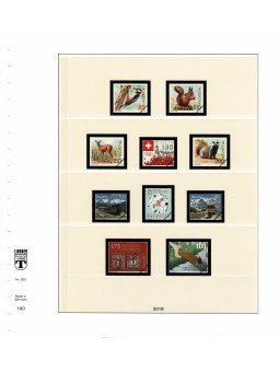 SVIZZERA 2018 LINDNER FOGLI...