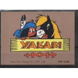 2012 SVIZZERA SWITZERLAND YAKARI PICCOLO INDIANO LIBRETTO USATO MF28244