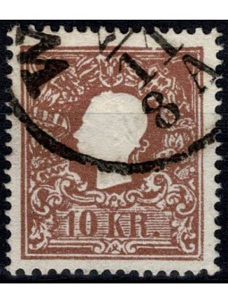 1858 AUSTRIA 10 K BRUNO...