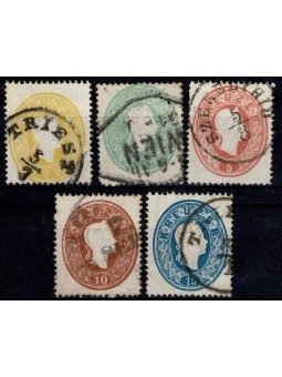 1860 AUSTRIA SERIE EFFIGIE...