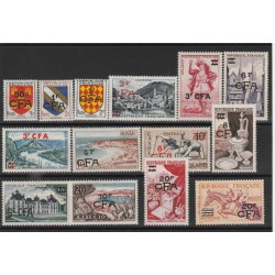 REUNION 1953-54 EMISSIONI FRANCESI 14 VAL MLH MF50202