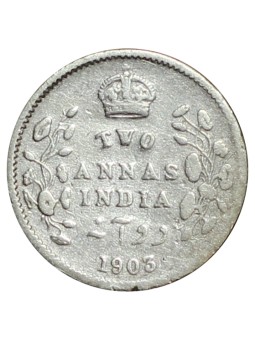 1903 INDIA 2 TWO ANNAS -...