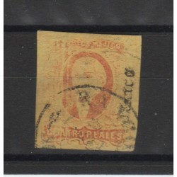 1861 MESSICO MEXICO MIGUEL HIDALGO YVERT 10A USATO 1 VAL MF50183