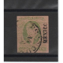 1861 MESSICO MEXICO MIGUEL HIDALGO YVERT 11B USATO 1 VAL MF50184