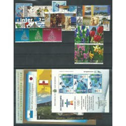 2010 SAN MARINO ANNATA COMPLETA 28 VALORI E 4 BF NUOVI MF25188