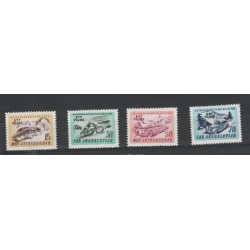 1953 TRIESTE B STT - VUJNA CORSE AUTOMOTOCICLISTICHE 4 VALORI MNH MF50230