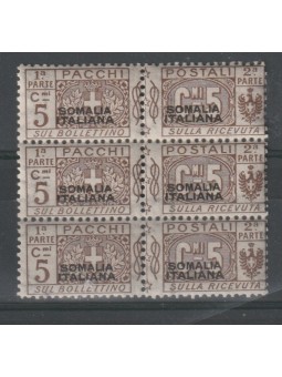 1917 - 19 SOMALIA PACCHI...