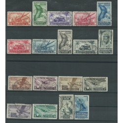 1933 EMISSIONI GENERALI SERIE DECENNALE MARCIA SU ROMA 18 V USATI CAFFAZ MF25010