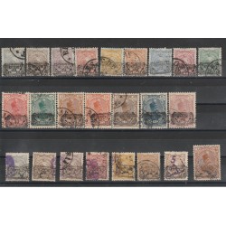 1902 IRAN - PERSIA SOPRASTAMPA PROVVISOIRE 24 VAL USATI MF50291