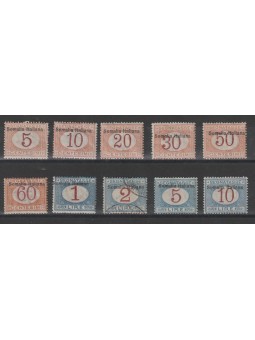 1909 SOMALIA SEGNATASSE...