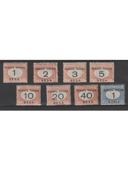 1923 SOMALIA SEGNATASSE...