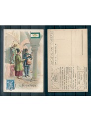 CARTOLINA PUBBLICITARIA ACHILLE BRIOSCHI LISOFORM LA POSTA IN PERSIA MF40882