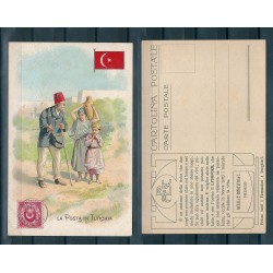 CARTOLINA PUBBLICITARIA ACHILLE BRIOSCHI LYSOFORM LA POSTA IN TURCHIA MF40900