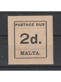1925 MALTA SEGNATASSE 2 p....
