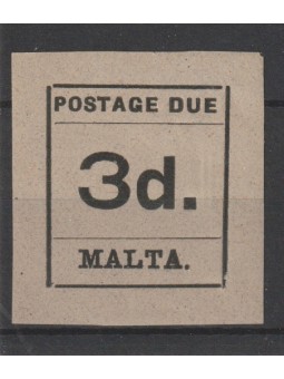 1925 MALTA SEGNATASSE 3p....